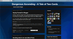 Desktop Screenshot of dangerascend.blogspot.com