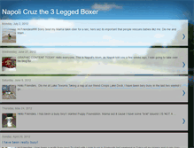 Tablet Screenshot of 3leggedboxer.blogspot.com