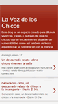 Mobile Screenshot of lavozdeloschicos.blogspot.com