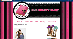 Desktop Screenshot of ourbeautydiary.blogspot.com