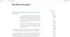 Desktop Screenshot of fliphdcamcorders.blogspot.com