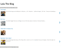 Tablet Screenshot of lolatheblog.blogspot.com