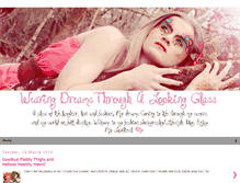 Tablet Screenshot of dreamsthroughalookingglass.blogspot.com