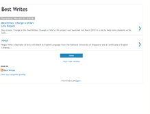 Tablet Screenshot of bestwrites.blogspot.com