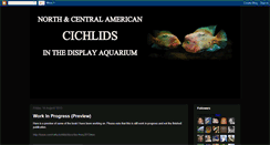 Desktop Screenshot of leecichlids.blogspot.com