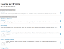 Tablet Screenshot of ivanhoedaydreams.blogspot.com