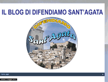 Tablet Screenshot of difendiamosantagata.blogspot.com