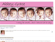 Tablet Screenshot of abbeygraceblog.blogspot.com