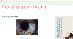 Desktop Screenshot of lapalabraesmujer.blogspot.com