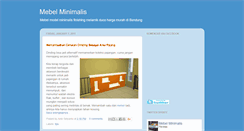 Desktop Screenshot of mebel-minimalis.blogspot.com