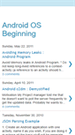 Mobile Screenshot of androidosbeginning.blogspot.com