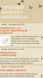 Mobile Screenshot of operariomaqindustrial.blogspot.com