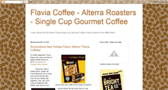 Desktop Screenshot of flavia-coffee.blogspot.com