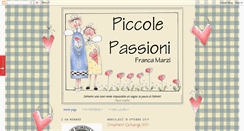 Desktop Screenshot of piccolepassioni.blogspot.com