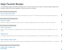 Tablet Screenshot of megsfavrecipes.blogspot.com