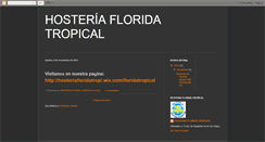 Desktop Screenshot of lafloridatropical.blogspot.com