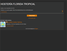 Tablet Screenshot of lafloridatropical.blogspot.com