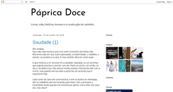 Desktop Screenshot of papricadoce.blogspot.com