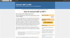 Desktop Screenshot of convert-ost-pst.blogspot.com