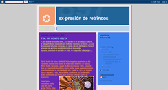 Desktop Screenshot of expresionderetrincos.blogspot.com