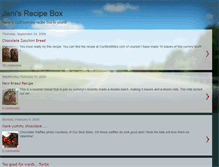 Tablet Screenshot of jenisrecipebox.blogspot.com