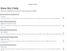 Tablet Screenshot of horseisle2help.blogspot.com