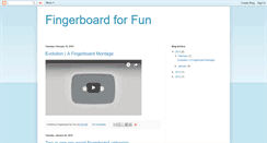 Desktop Screenshot of fingerboardforfun.blogspot.com