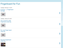 Tablet Screenshot of fingerboardforfun.blogspot.com