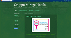 Desktop Screenshot of gruppomirage.blogspot.com