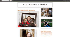 Desktop Screenshot of mcallisterfam.blogspot.com