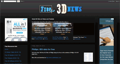 Desktop Screenshot of free3dnews.blogspot.com