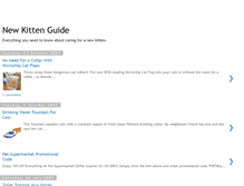 Tablet Screenshot of newkittenguide.blogspot.com