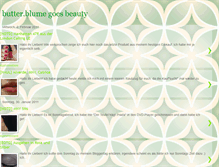 Tablet Screenshot of butterblume-beauty.blogspot.com