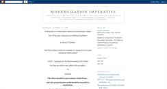 Desktop Screenshot of modernizationimperative.blogspot.com