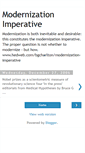 Mobile Screenshot of modernizationimperative.blogspot.com