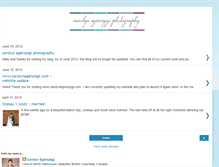 Tablet Screenshot of carolynegerszegiphotography.blogspot.com