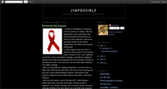 Desktop Screenshot of itsjimpossible.blogspot.com