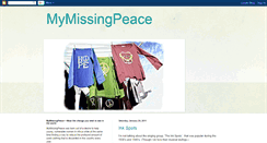 Desktop Screenshot of my-missing-peace.blogspot.com