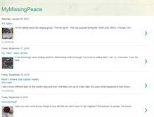 Tablet Screenshot of my-missing-peace.blogspot.com