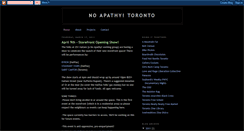 Desktop Screenshot of noapathytoronto.blogspot.com