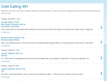 Tablet Screenshot of coldcallmadness.blogspot.com