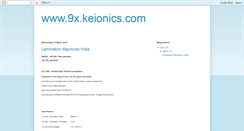 Desktop Screenshot of keionicsx.blogspot.com