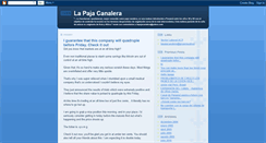 Desktop Screenshot of lapajacanalera.blogspot.com