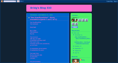 Desktop Screenshot of bridgetgilchrist333.blogspot.com