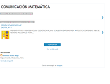 Tablet Screenshot of comunicacionmatematica.blogspot.com