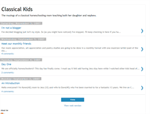 Tablet Screenshot of classicalkids.blogspot.com