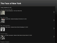 Tablet Screenshot of faceofnewyork.blogspot.com