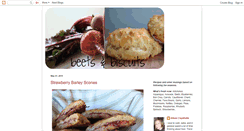 Desktop Screenshot of beetsandbiscuits.blogspot.com