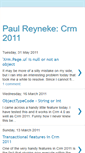 Mobile Screenshot of paulreyneke-crm2011.blogspot.com