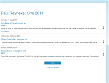 Tablet Screenshot of paulreyneke-crm2011.blogspot.com